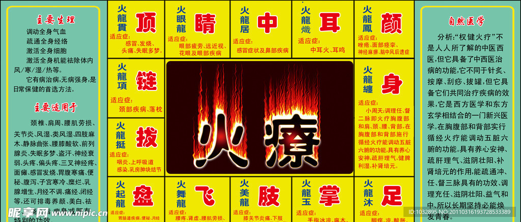 火疗墙面效果