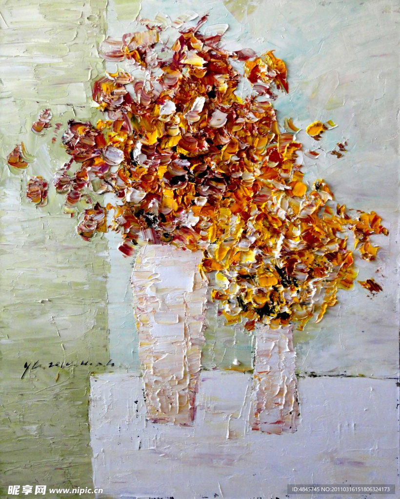 花卉油画