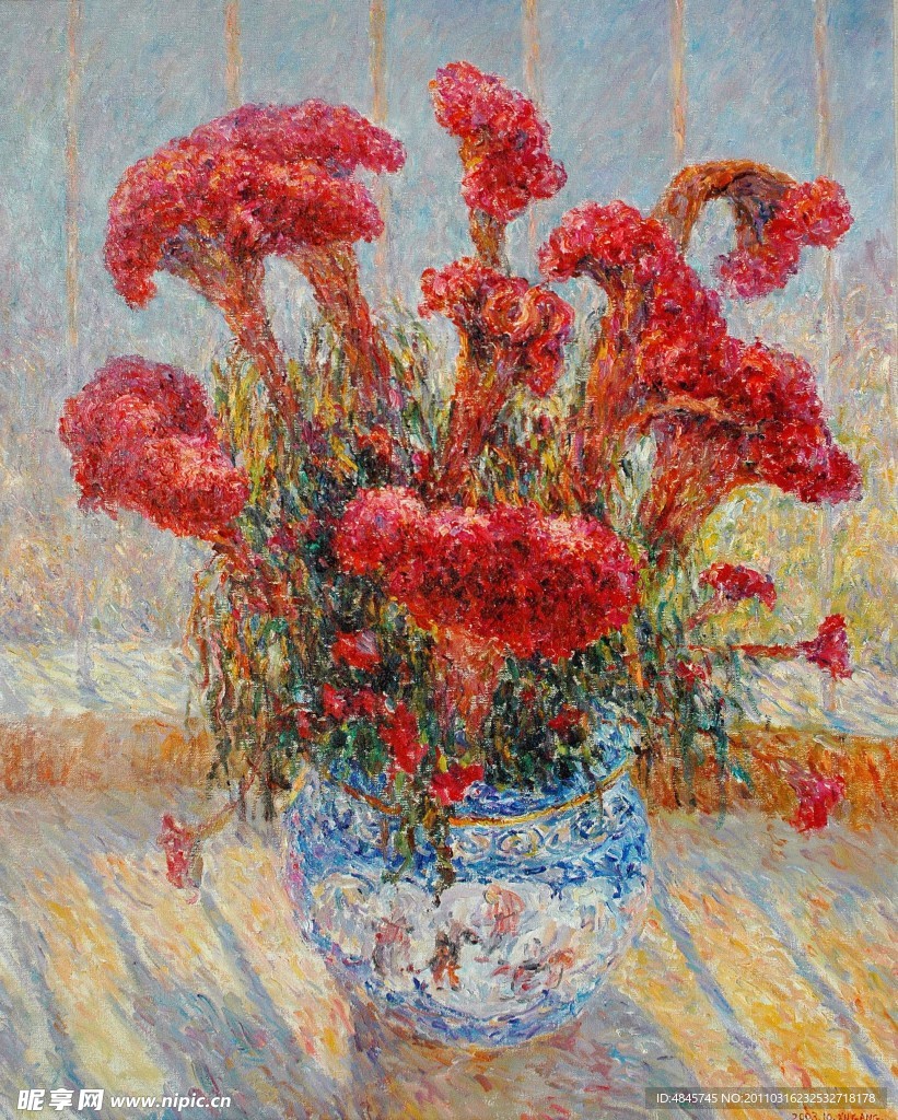 花卉油画