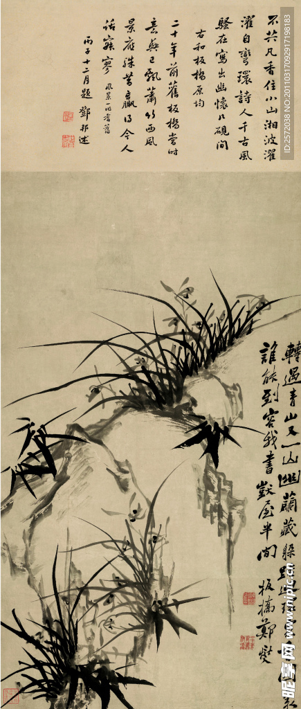 幽兰图