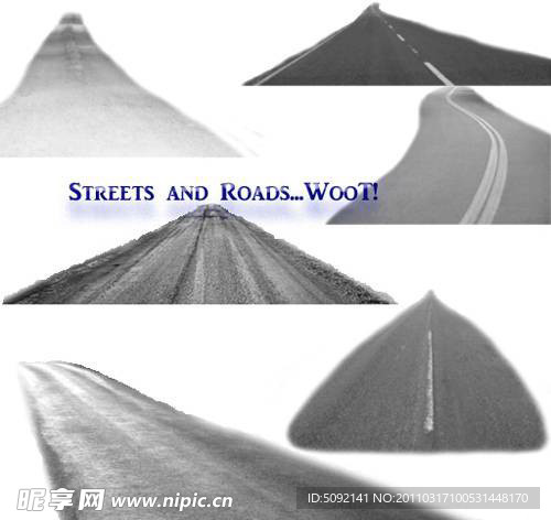 高清晰公路笔刷