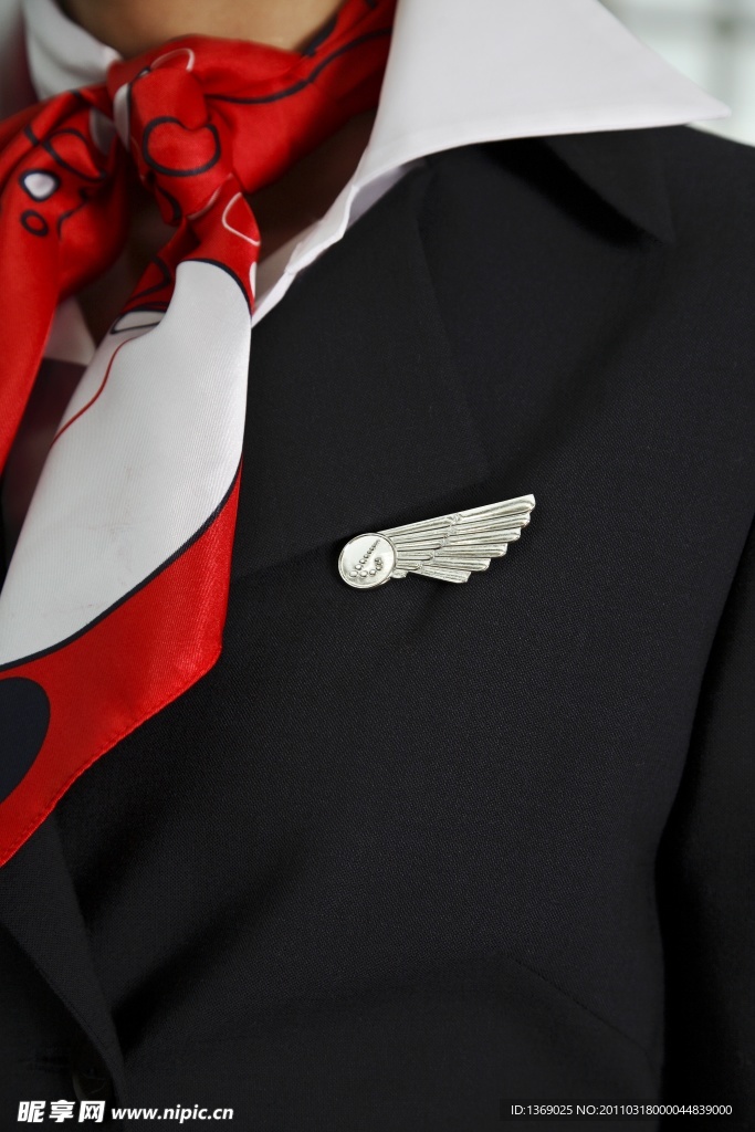 航空工作服特写