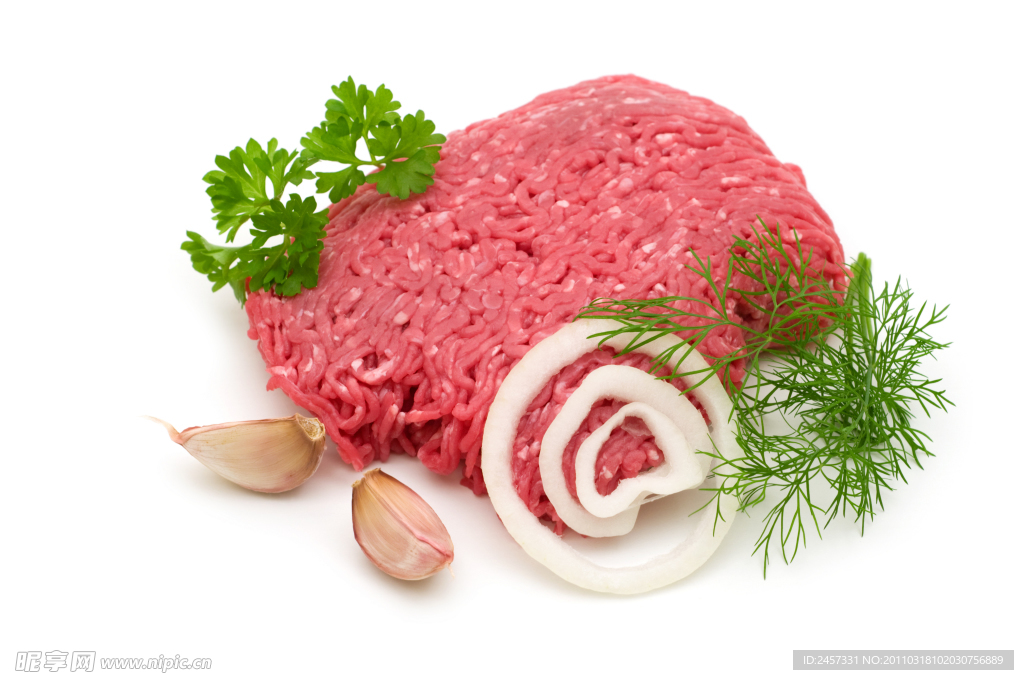 肉末和蔬菜