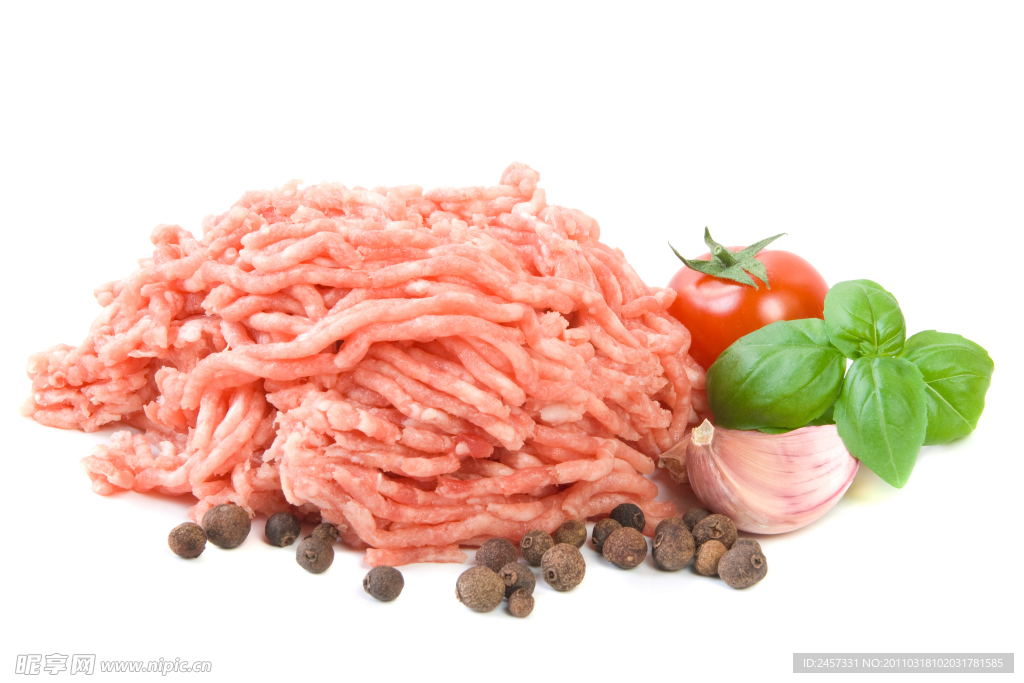 肉末和蔬菜