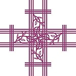 雕刻花 白描 花边底纹