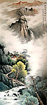 炊烟村际起 归雁天边来