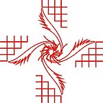 雕刻花 白描 花边底纹