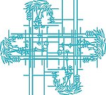 雕刻花 白描 花边