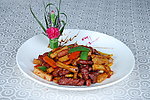 杏鲍菇炒牛柳