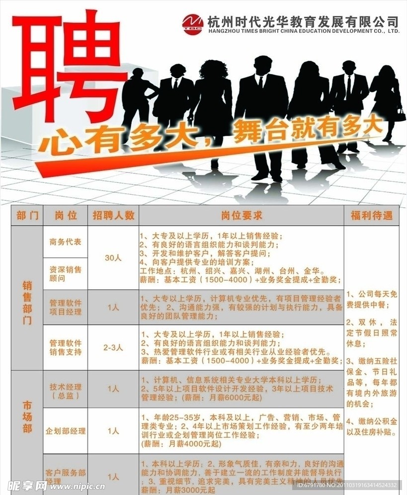 招聘海报