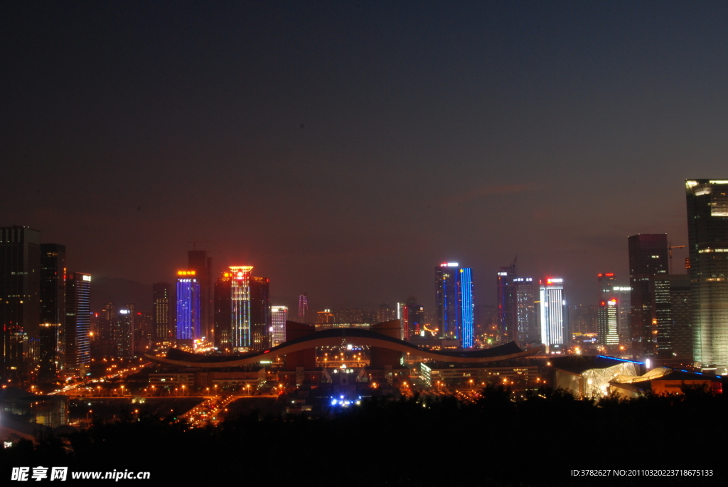 深圳CBD夜景