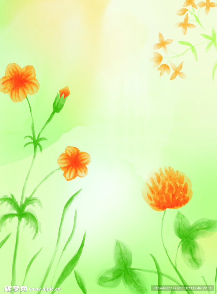 花朵移门