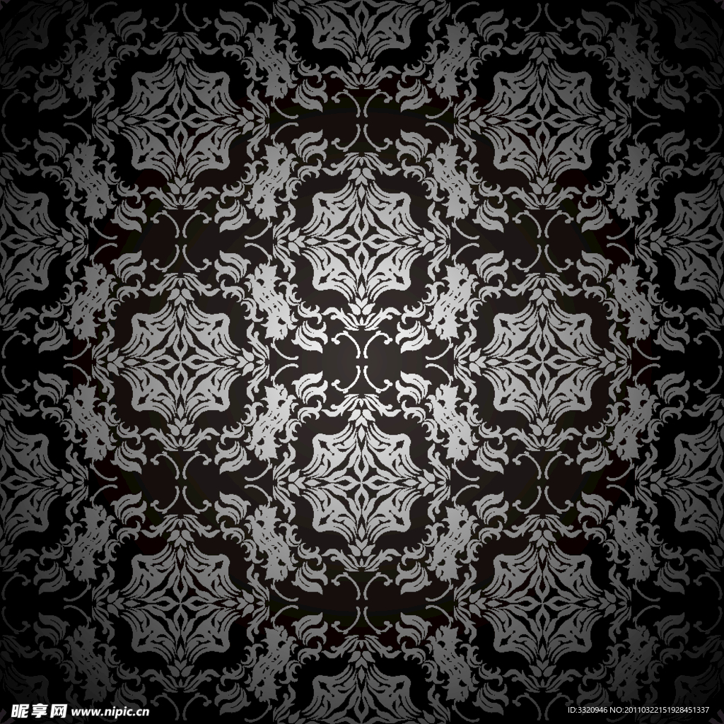 古典花纹矢量素材