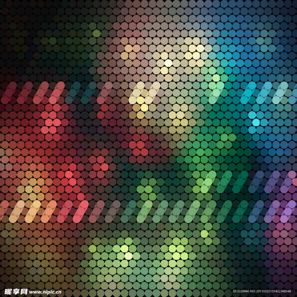 马赛克背景矢量素材