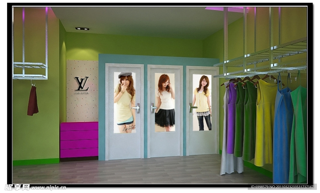 LV专卖店效果图