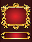 金色边框