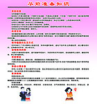 孕前准备知识展板