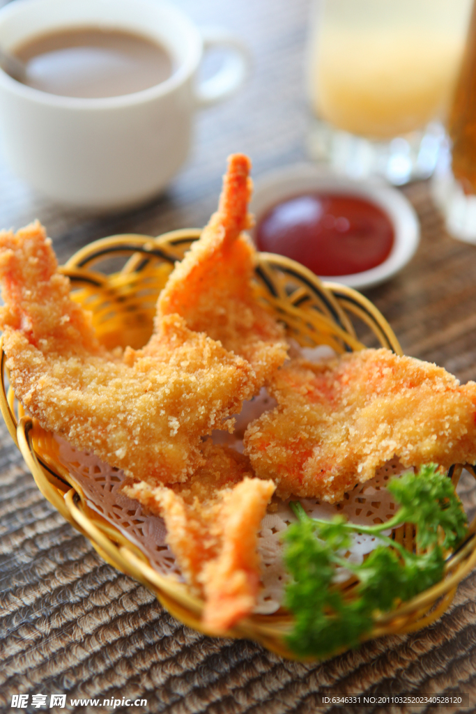 西餐小吃炸鸡柳