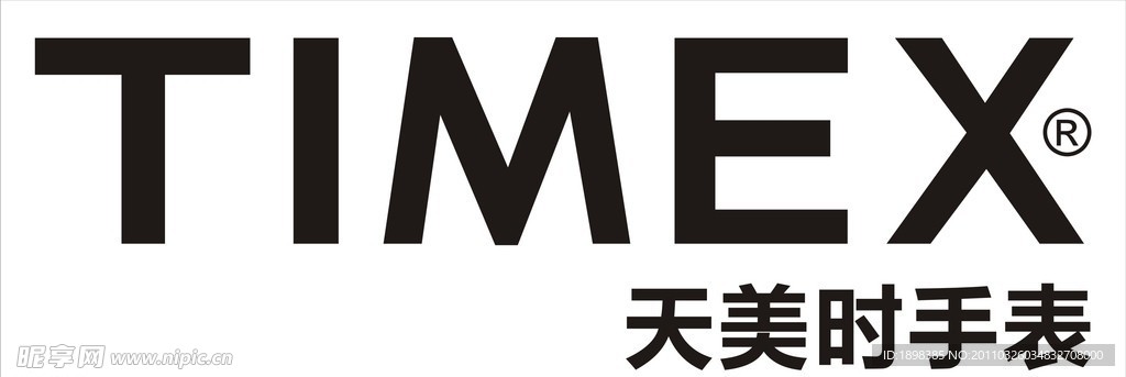 天美时手表Timex 标志