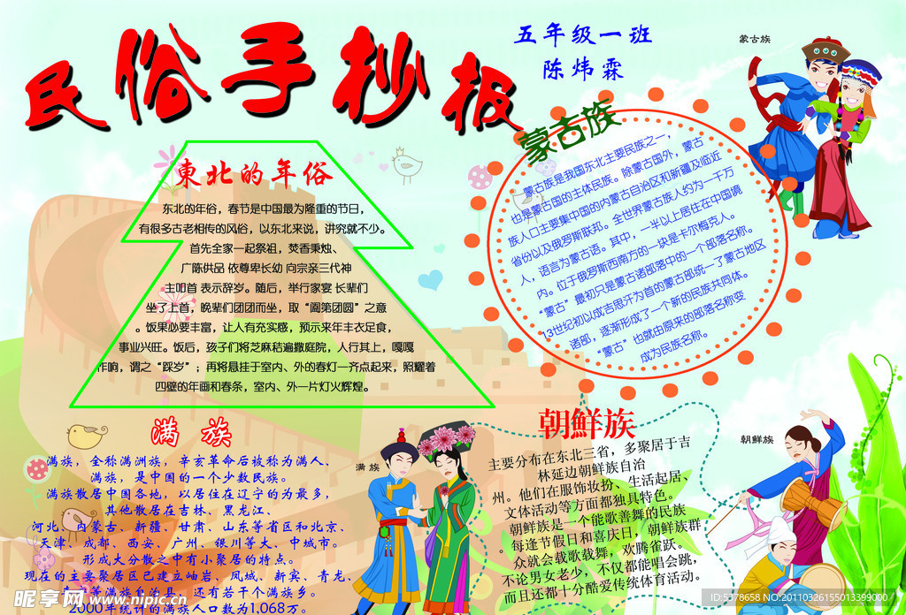 民俗手抄报