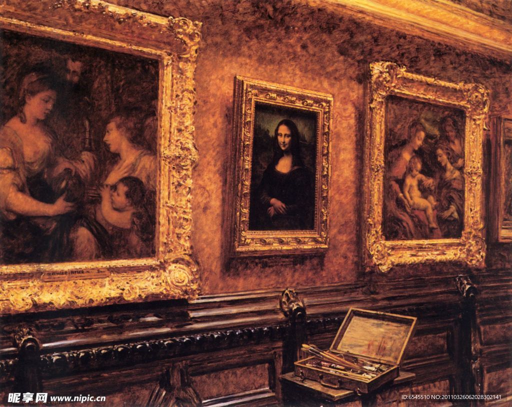 美术馆里的名画