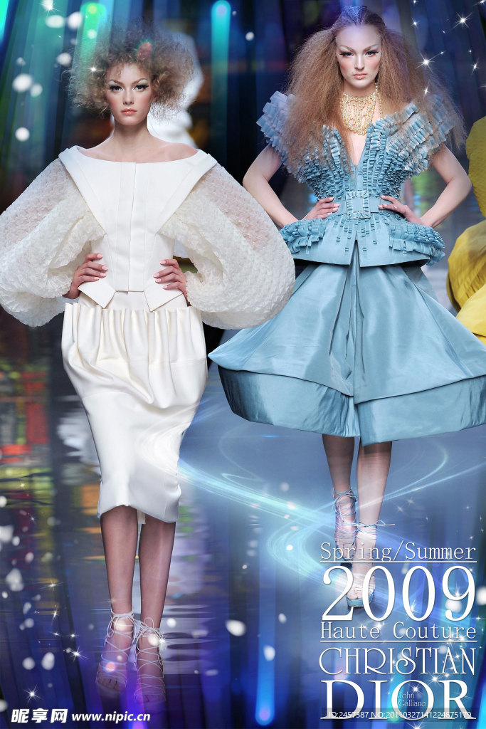 Christian Dior品牌高级定制礼服细节图