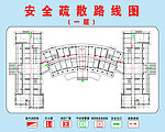 消防安全疏散路线图