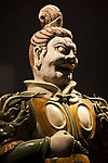 三彩武士俑（局部）