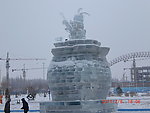 冰雕兔