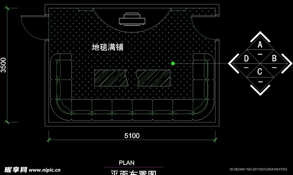 KTV包厢CAD设计素材