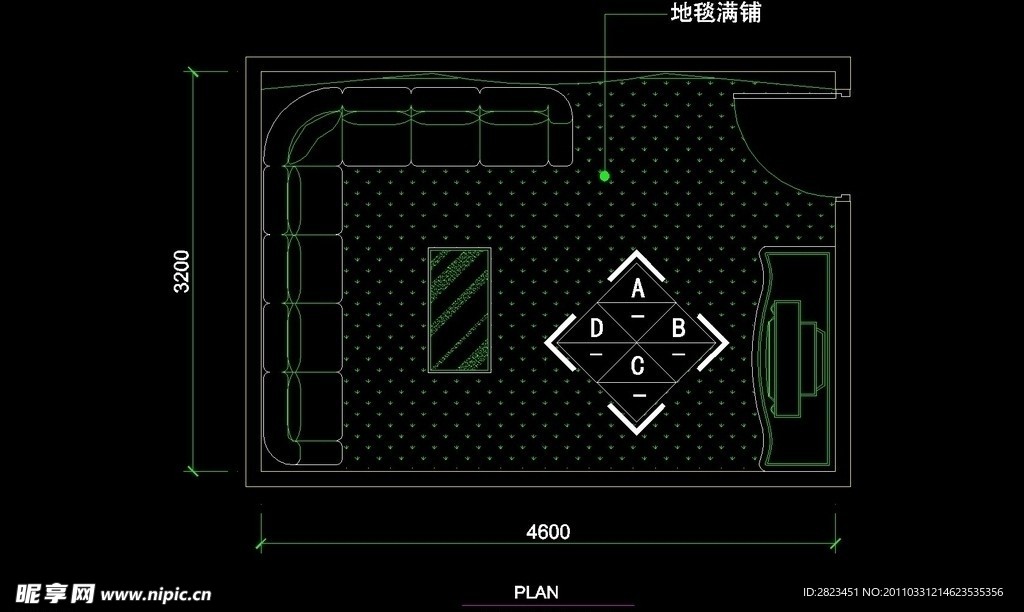 KTV包厢CAD设计素材