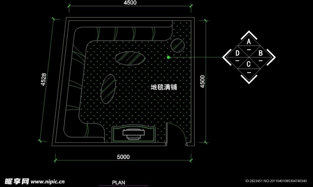 KTV包厢CAD设计素材