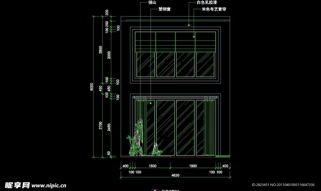 CAD别墅设计素材