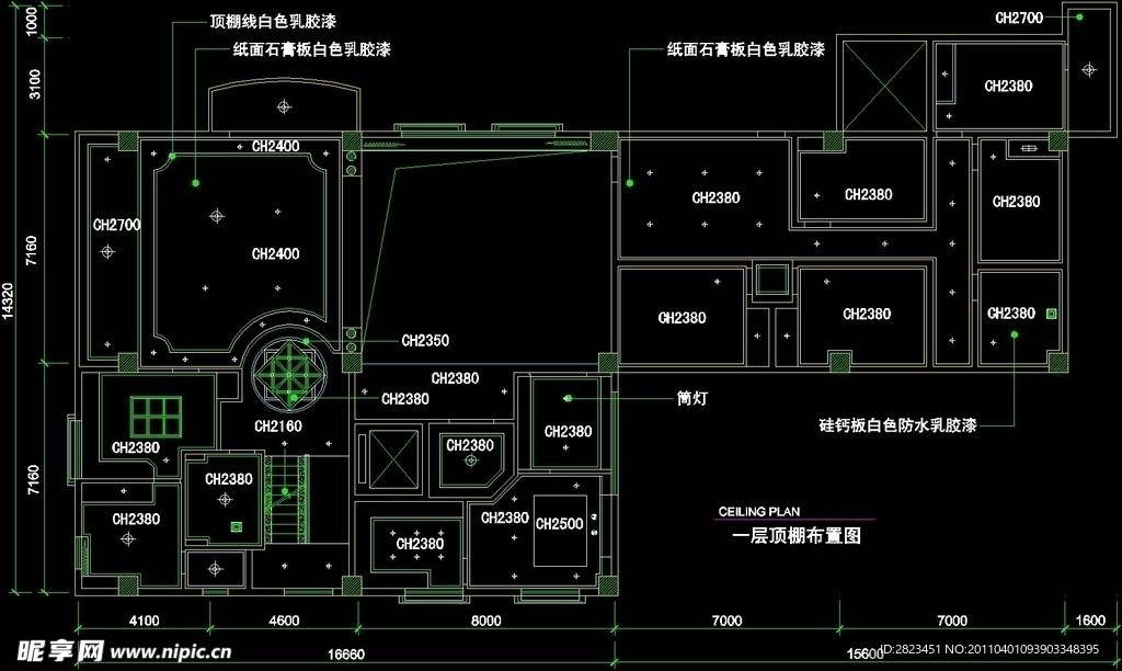 CAD别墅设计素材
