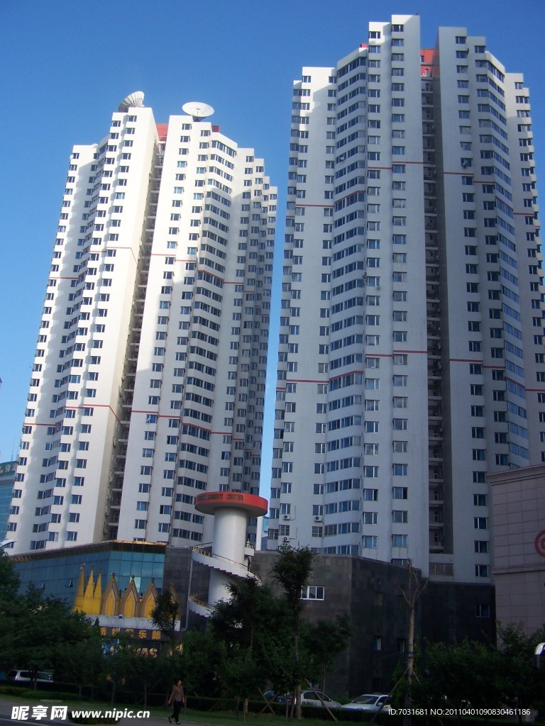 仰视 城市高层