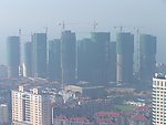 施工中的高层建筑