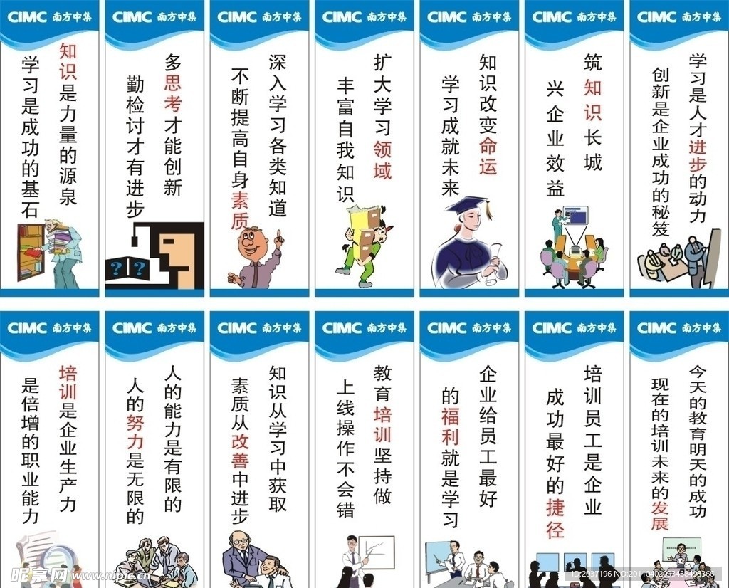 员工培训标语