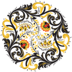 古典花纹底纹透明png