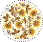 古典花纹花边底纹透明png