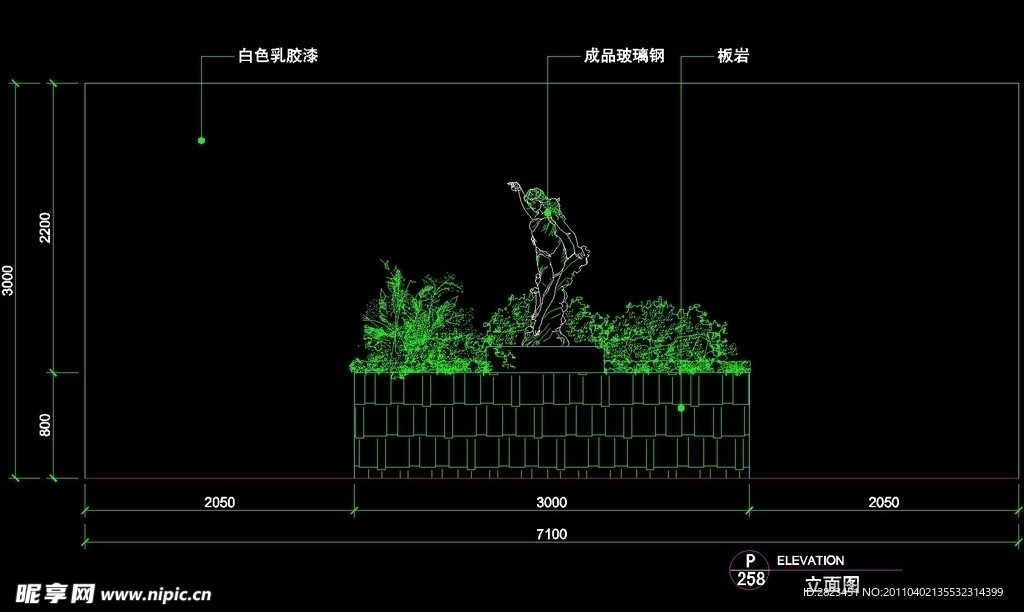 CAD别墅设计素材