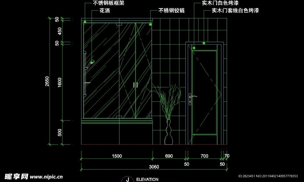 CAD别墅设计素材