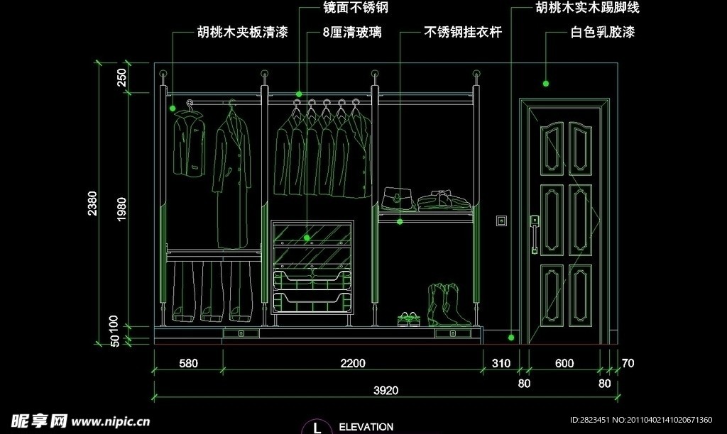 CAD别墅设计素材