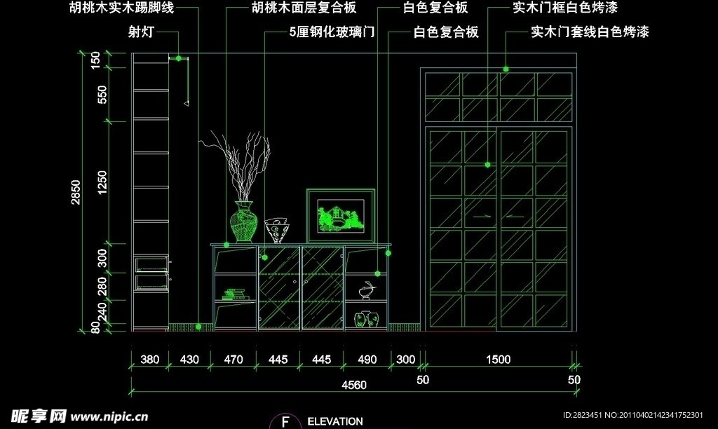 CAD别墅设计素材