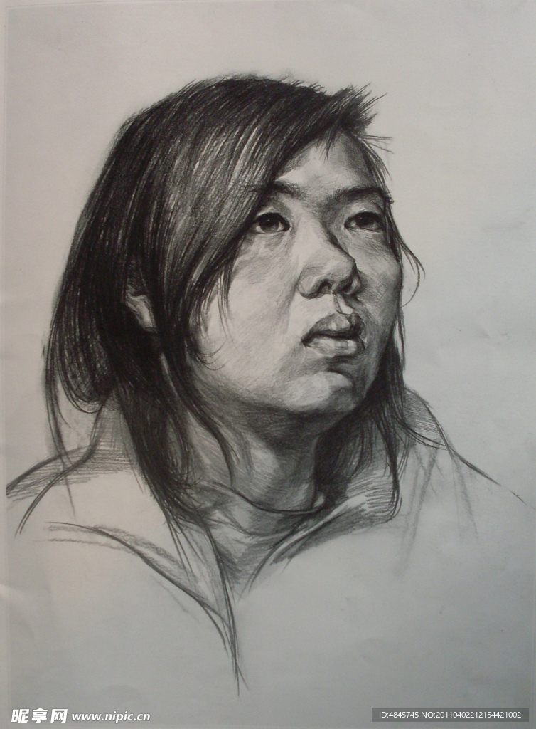 头像素描