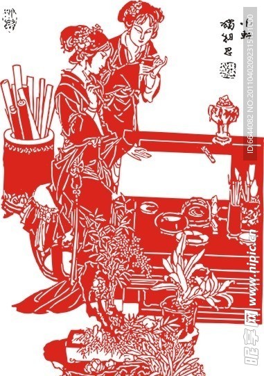 古代矢量人物