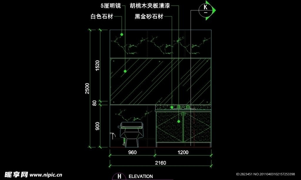 CAD别墅设计素材