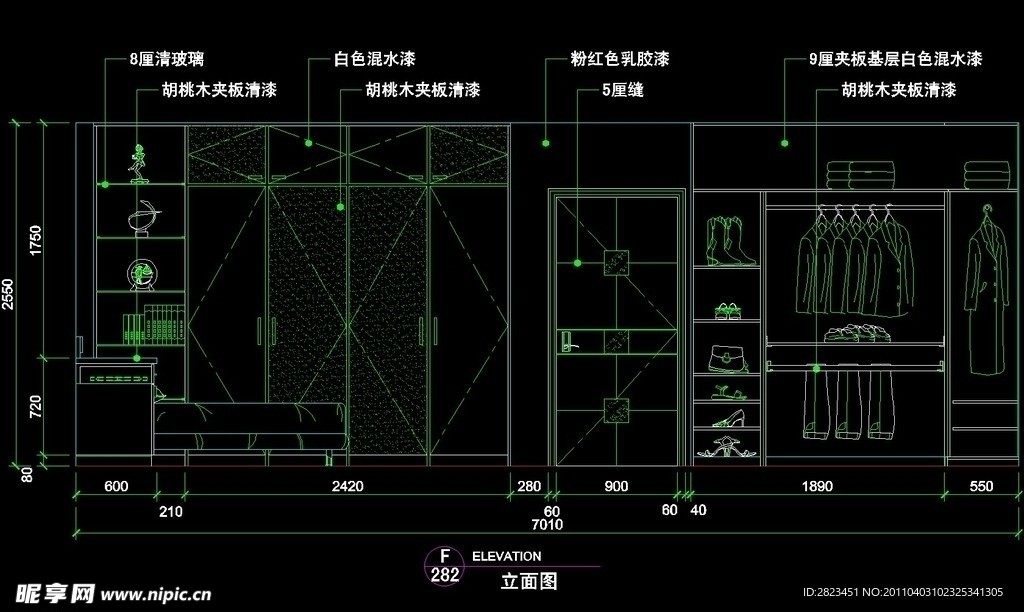 CAD别墅设计素材