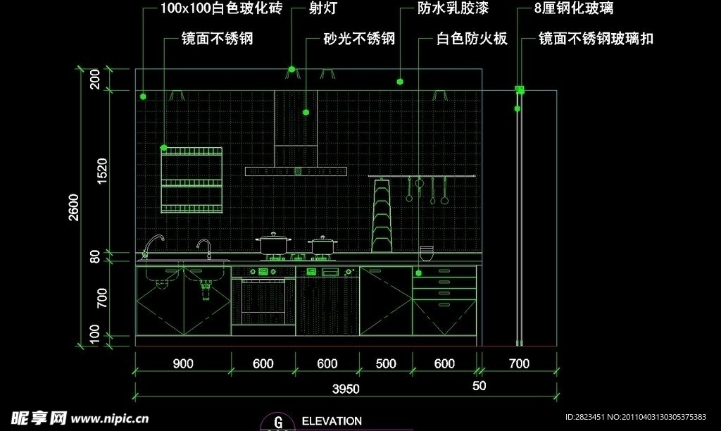 CAD别墅设计素材