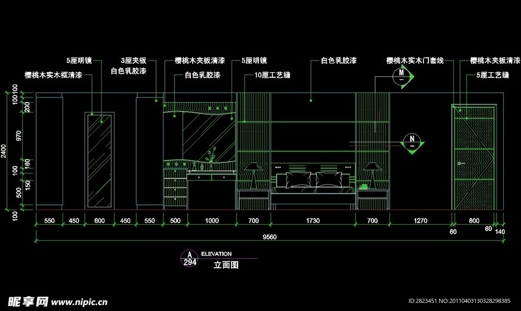 CAD别墅设计素材