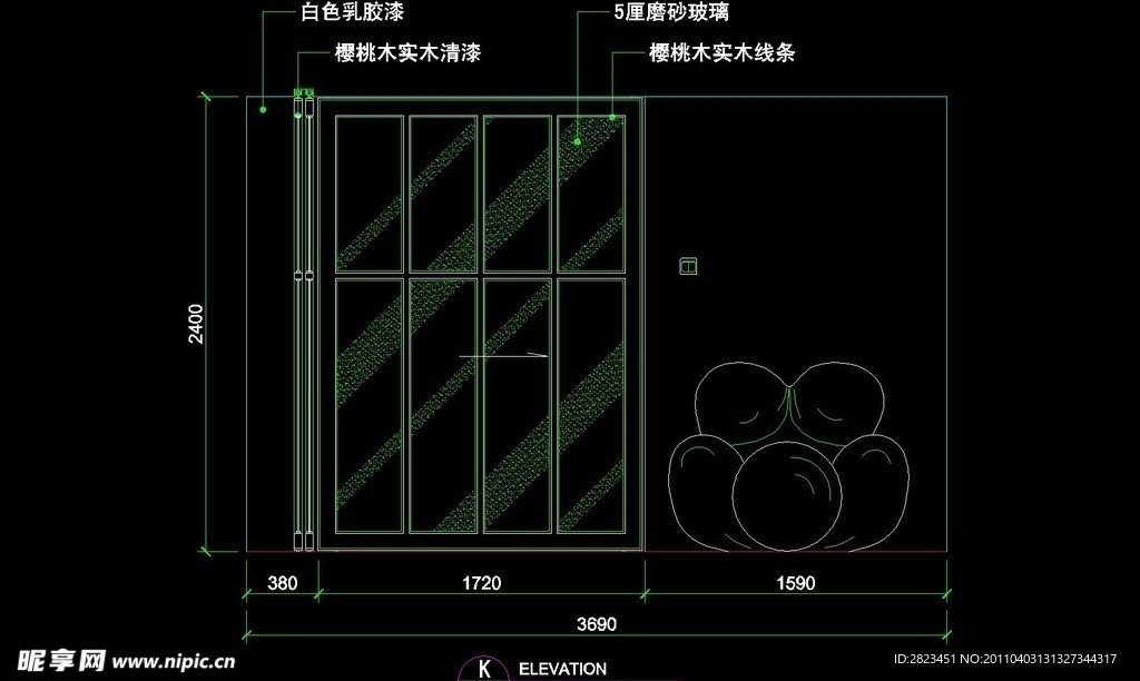 CAD别墅设计素材